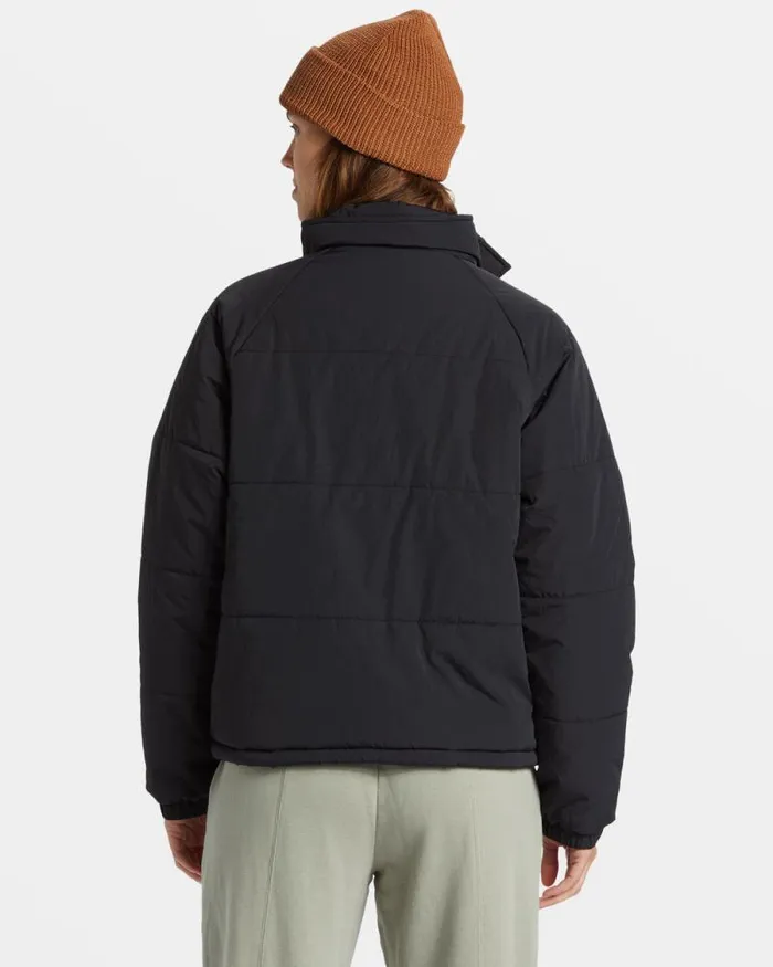 Billabong Sweatshirts and Fleece High Route Puffer Jacket Black 8211 Women