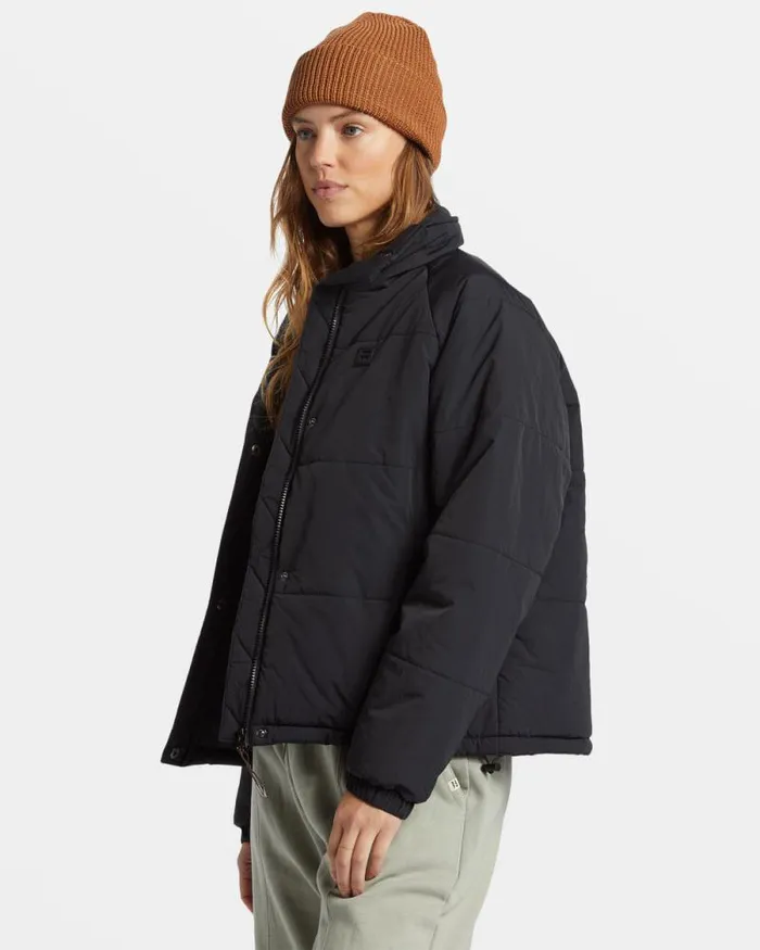 Billabong Sweatshirts and Fleece High Route Puffer Jacket Black 8211 Women
