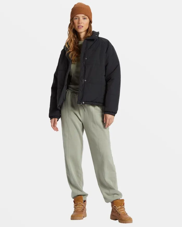 Billabong Sweatshirts and Fleece High Route Puffer Jacket Black 8211 Women