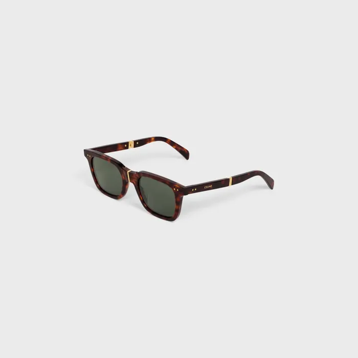 Black Frame 44 Sunglasses In Acetate With Metal Red Havana Men CELINE SUNGLASSES Black Frame 44 Sunglasses In Acetate With Metal Red Havana Men CELINE SUNGLASSES