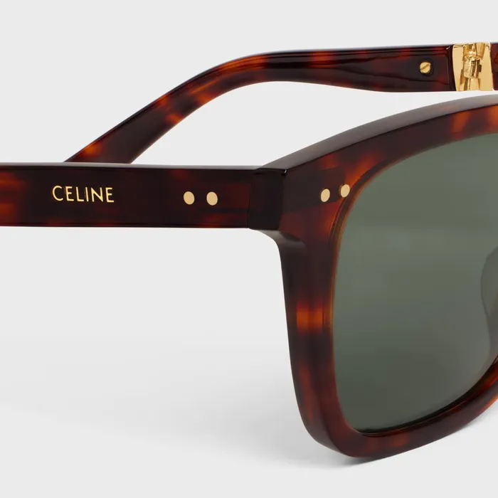 Black Frame 44 Sunglasses In Acetate With Metal Red Havana Men CELINE SUNGLASSES Black Frame 44 Sunglasses In Acetate With Metal Red Havana Men CELINE SUNGLASSES