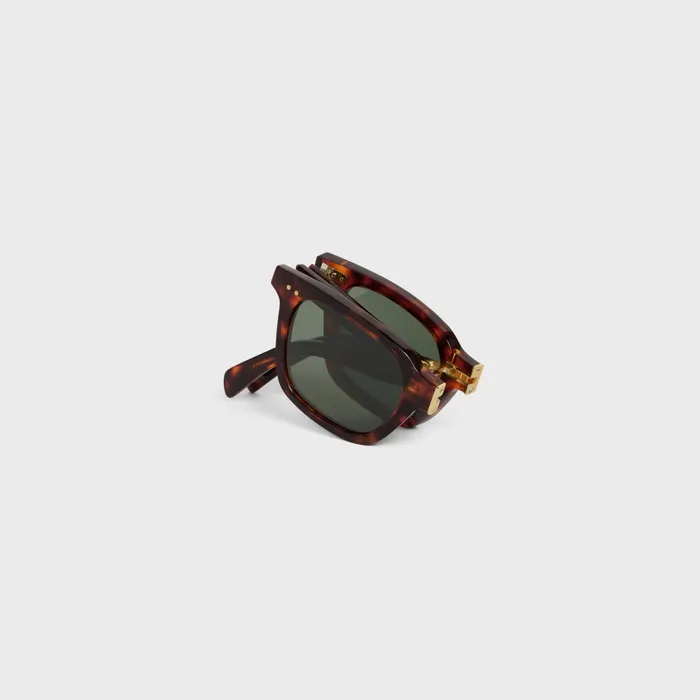 Black Frame 44 Sunglasses In Acetate With Metal Red Havana Men CELINE SUNGLASSES Black Frame 44 Sunglasses In Acetate With Metal Red Havana Men CELINE SUNGLASSES
