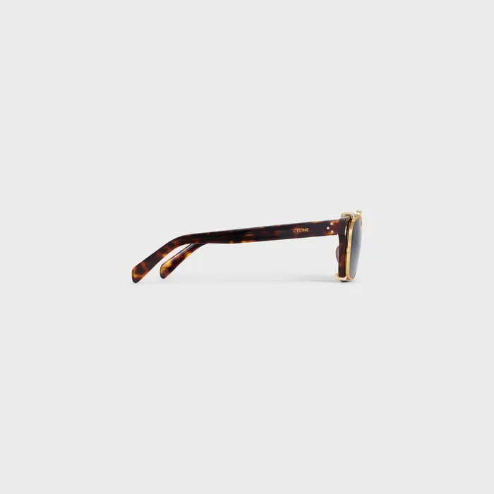 Black Frame 51 Sunglasses In Acetate With Metal Red Havana Men CELINE SUNGLASSES Black Frame 51 Sunglasses In Acetate With Metal Red Havana Men CELINE SUNGLASSES