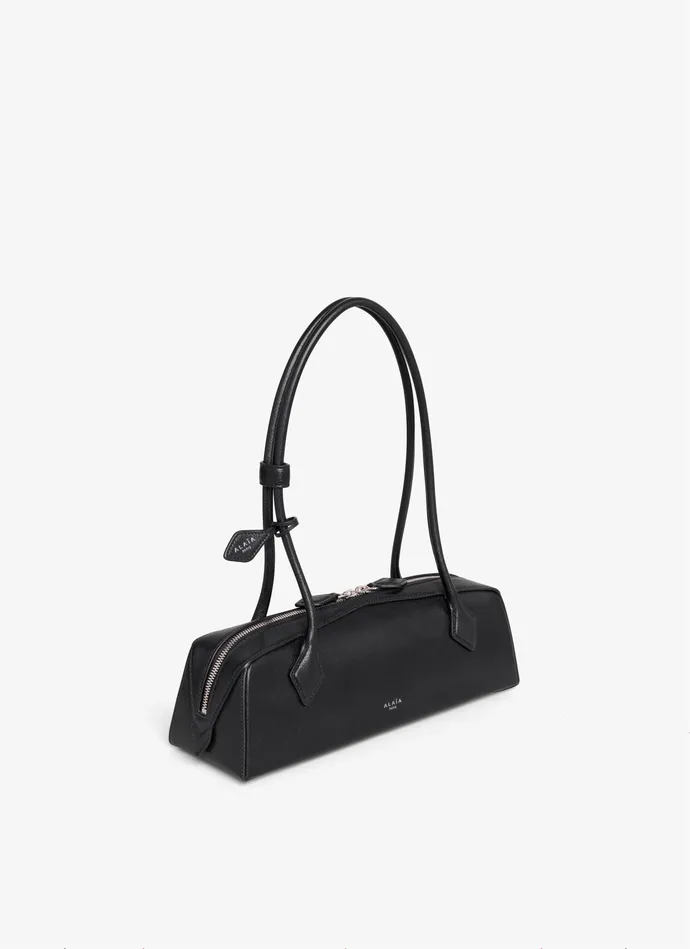 Black LE TECKEL MEDIUM BAG IN GOATSKIN Women Alaa Le Teckel