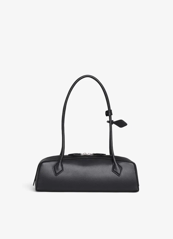 Black LE TECKEL MEDIUM BAG IN GOATSKIN Women Alaa Le Teckel