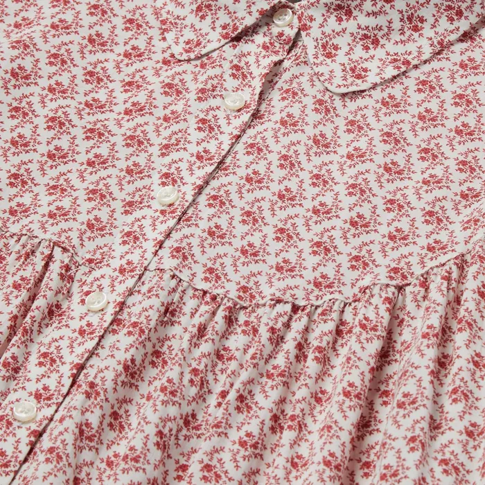 Blouses Women Stetson ShortSleeved Cottage Floral Blouse Red