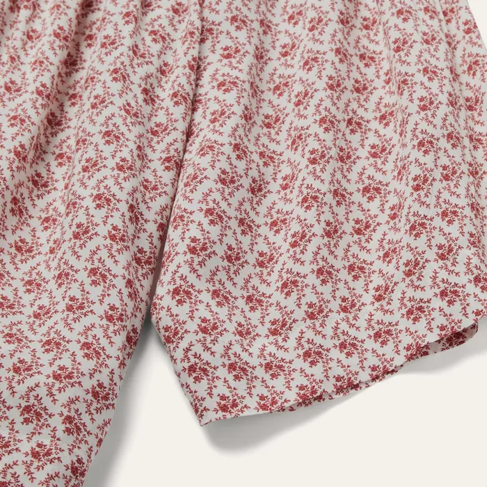 Blouses Women Stetson ShortSleeved Cottage Floral Blouse Red
