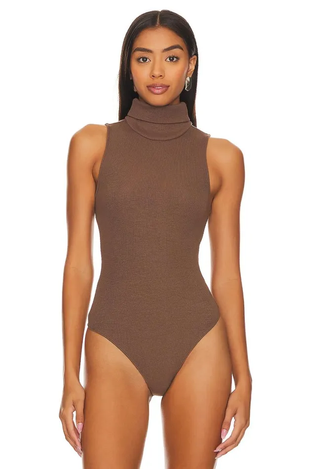 Blythe Bodysuit Dark Mocha Women Lovers and Friends Tops
