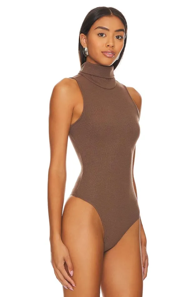 Blythe Bodysuit Dark Mocha Women Lovers and Friends Tops