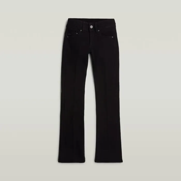 Bootcut and Flare Women GStar RAW Midge Bootcut Jeans Pitch Black