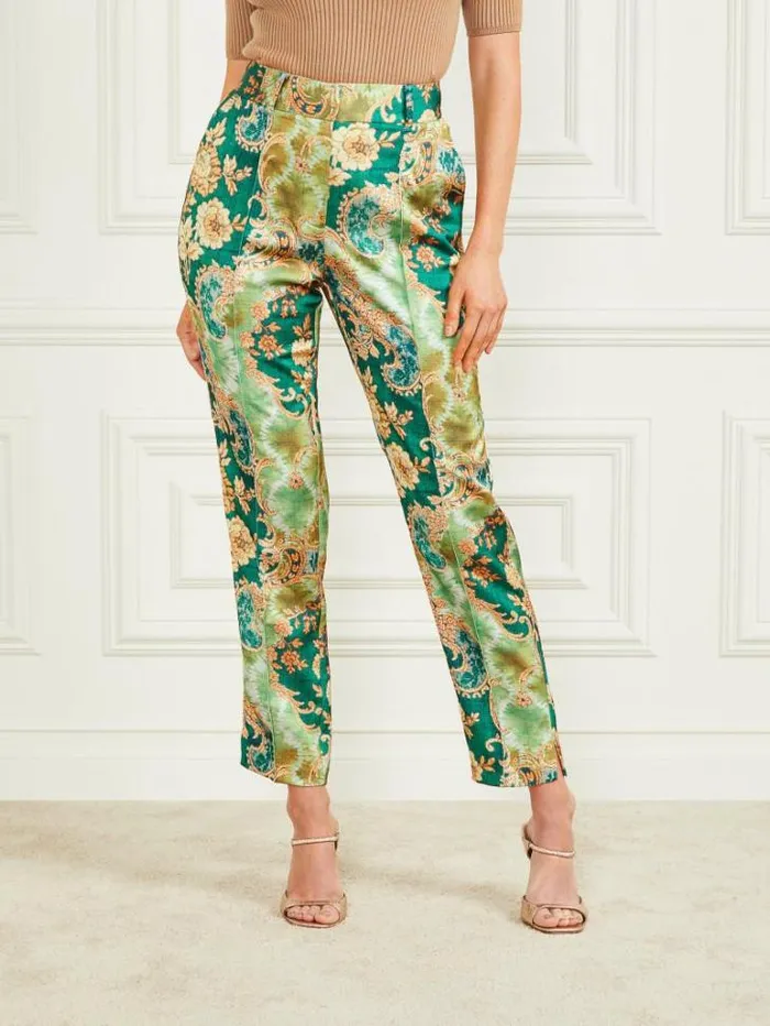 Bottoms Women Marciano Gloria Chino Pant Heirloom Print Bottoms Women Marciano Gloria Chino Pant Heirloom Print