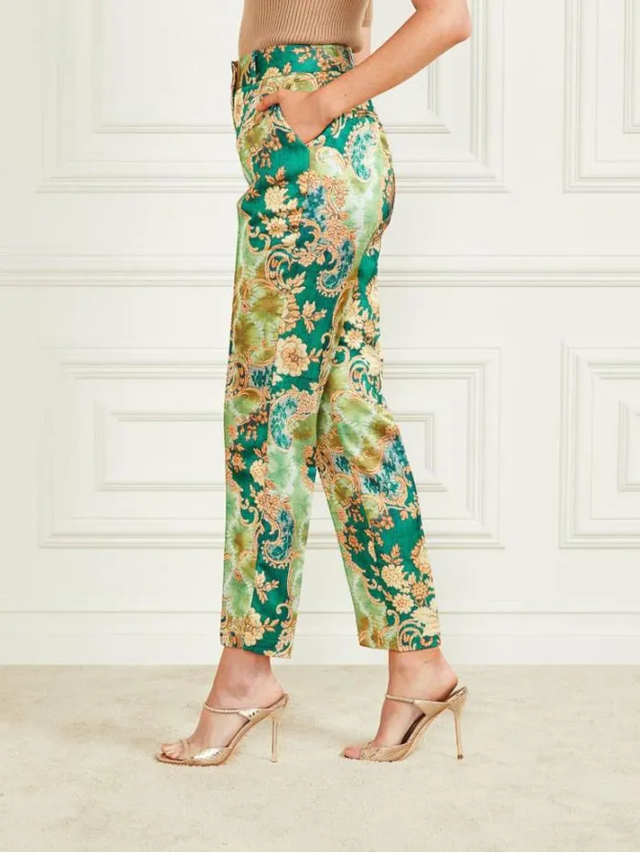 Bottoms Women Marciano Gloria Chino Pant Heirloom Print Bottoms Women Marciano Gloria Chino Pant Heirloom Print