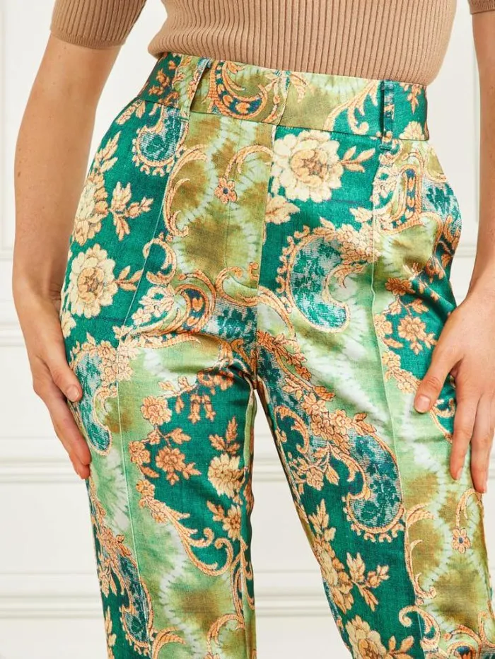 Bottoms Women Marciano Gloria Chino Pant Heirloom Print Bottoms Women Marciano Gloria Chino Pant Heirloom Print