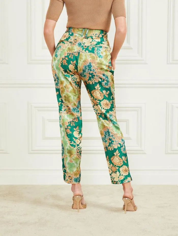 Bottoms Women Marciano Gloria Chino Pant Heirloom Print Bottoms Women Marciano Gloria Chino Pant Heirloom Print