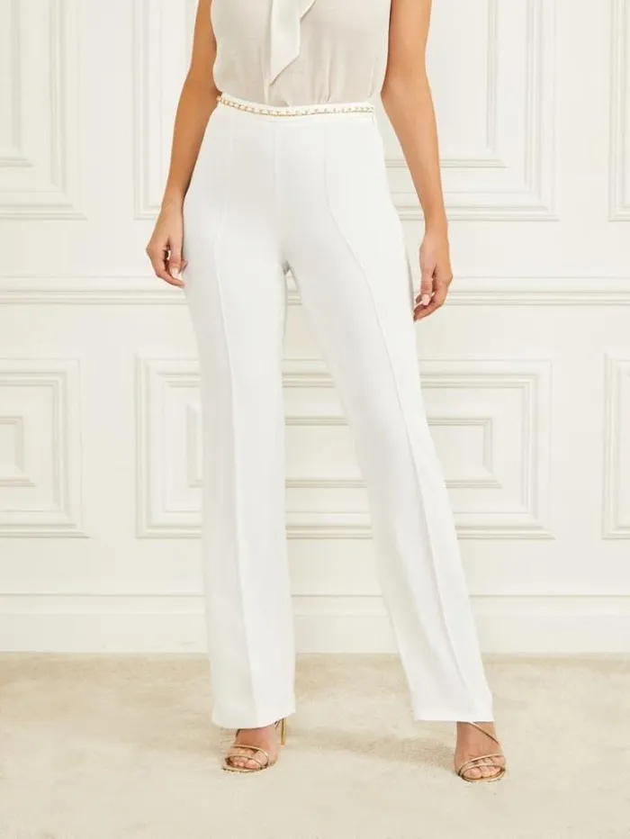 Bottoms Women Marciano Nausica Pant Pale Pearl