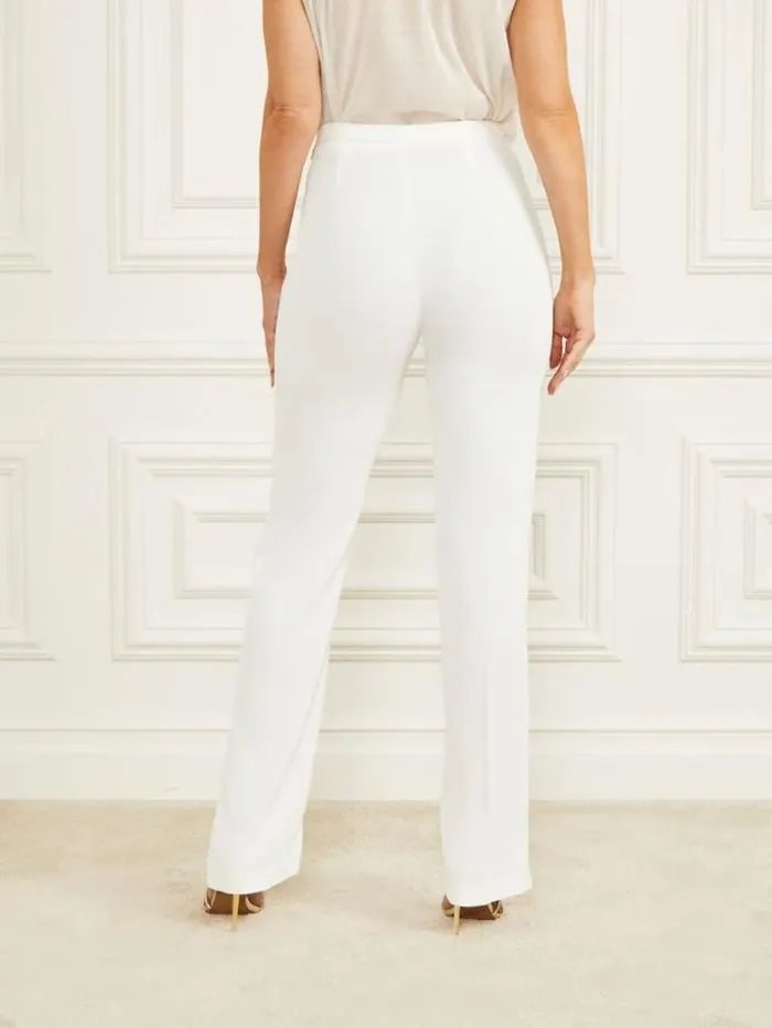Bottoms Women Marciano Nausica Pant Pale Pearl Bottoms Women Marciano Nausica Pant Pale Pearl