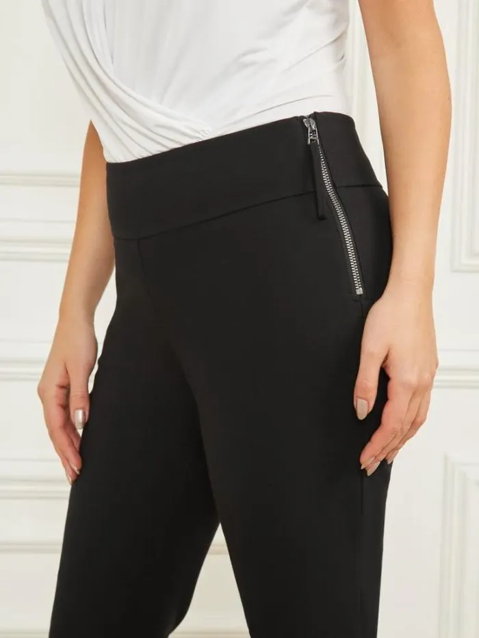 Bottoms Women Marciano Olivia Skinny Pant Jet Black Bottoms Women Marciano Olivia Skinny Pant Jet Black