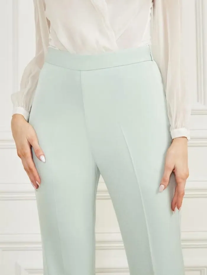 Bottoms Women Marciano Valia Satin Pant Peaceful Sky