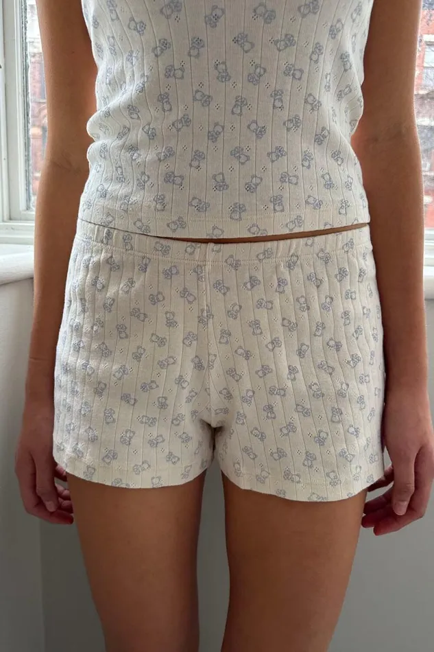 Brandy Melville Bottoms Emery Teddy Bear Shorts Ivory 8211 Women