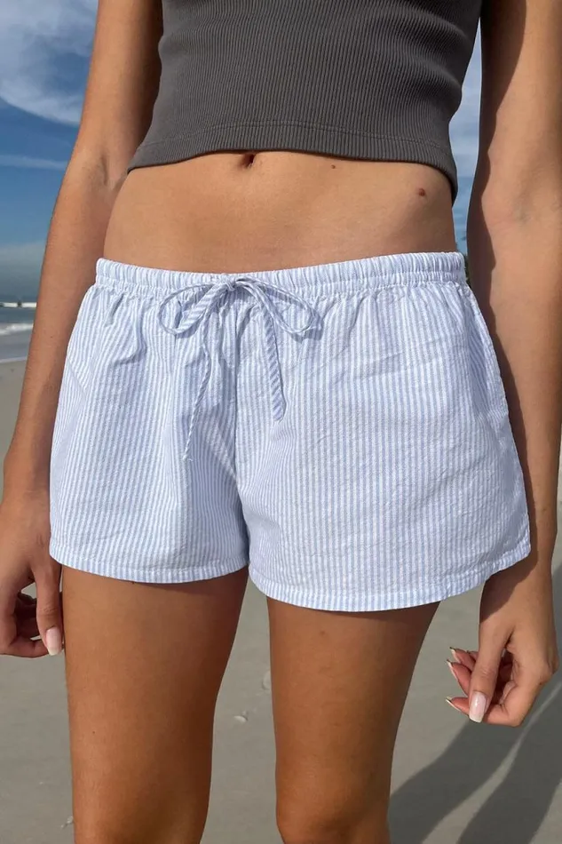 Brandy Melville Bottoms Mary Lou Striped Sweatshorts Light Blue Vertical Stripes 8211 Women Brandy Melville Bottoms Mary Lou Striped Sweatshorts Light Blue Vertical Stripes 8211 Women