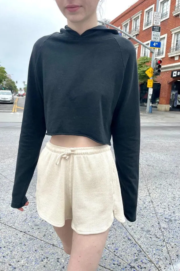 Brandy Melville Bottoms Summer Thermal Shorts Ivory 8211 Women