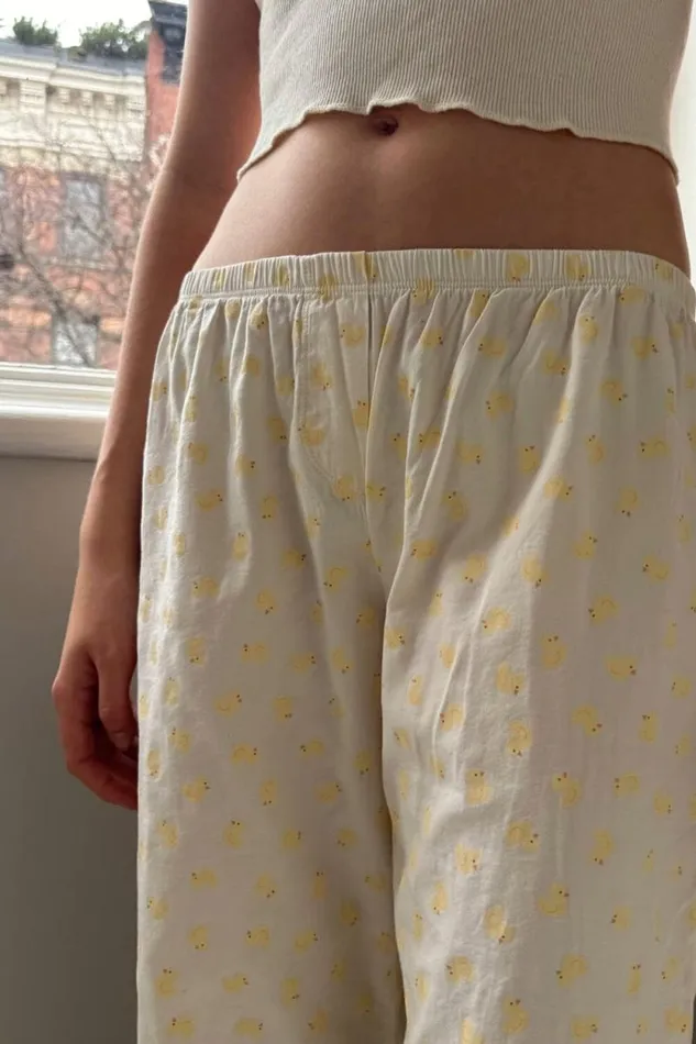 Brandy Melville Pajamas Keira Pants Ivory 8211 Women