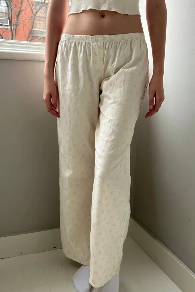 Brandy Melville Pajamas Keira Pants Ivory 8211 Women