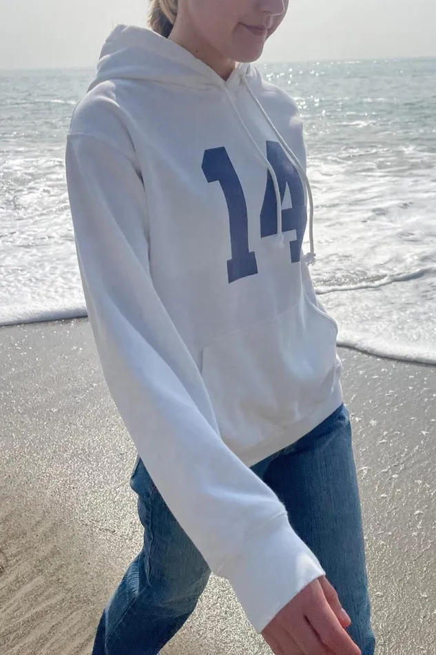 Brandy Melville Sweatpants and Sweatshirts Christy 14 Hoodie Natural White 8211 Women