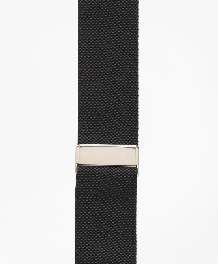 Brooks Brothers Belts ExtraLong Solid Suspenders Black 8211 Men