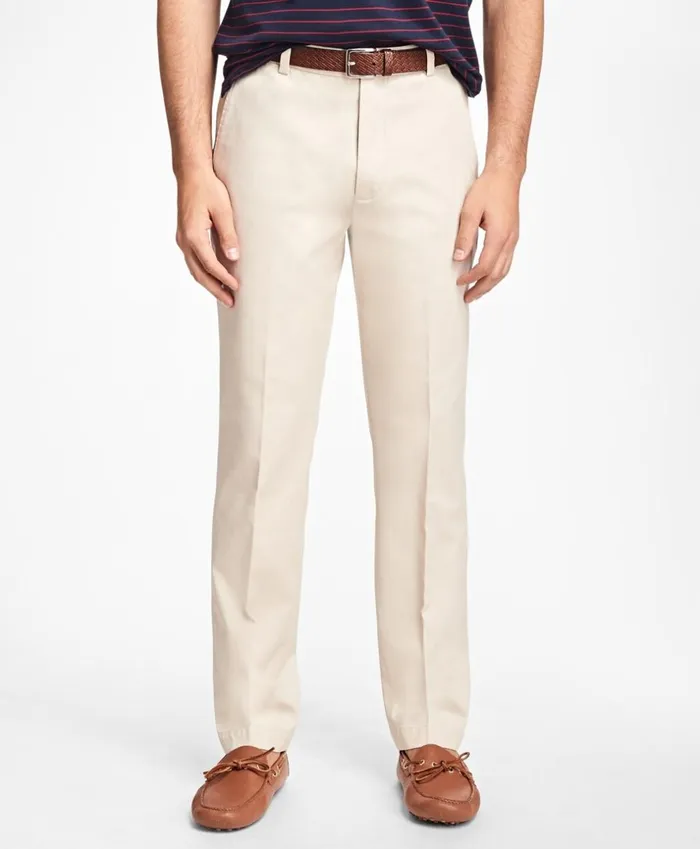 Brooks Brothers Casual Pants Clark Fit PieceDyed Supima Cotton Stretch Chinos Oatmeal 8211 Men Brooks Brothers Casual Pants Clark Fit PieceDyed Supima Cotton Stretch Chinos Oatmeal 8211 Men