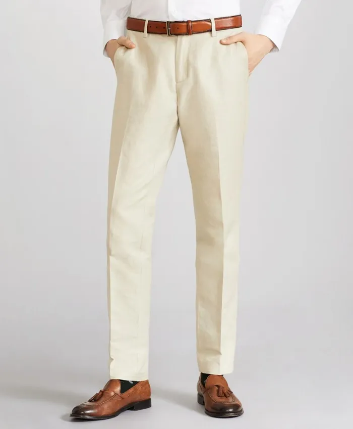 Brooks Brothers Casual Pants Soho Fit Linen And Cotton Chino Pants Oatmeal 8211 Men Brooks Brothers Casual Pants Soho Fit Linen And Cotton Chino Pants Oatmeal 8211 Men