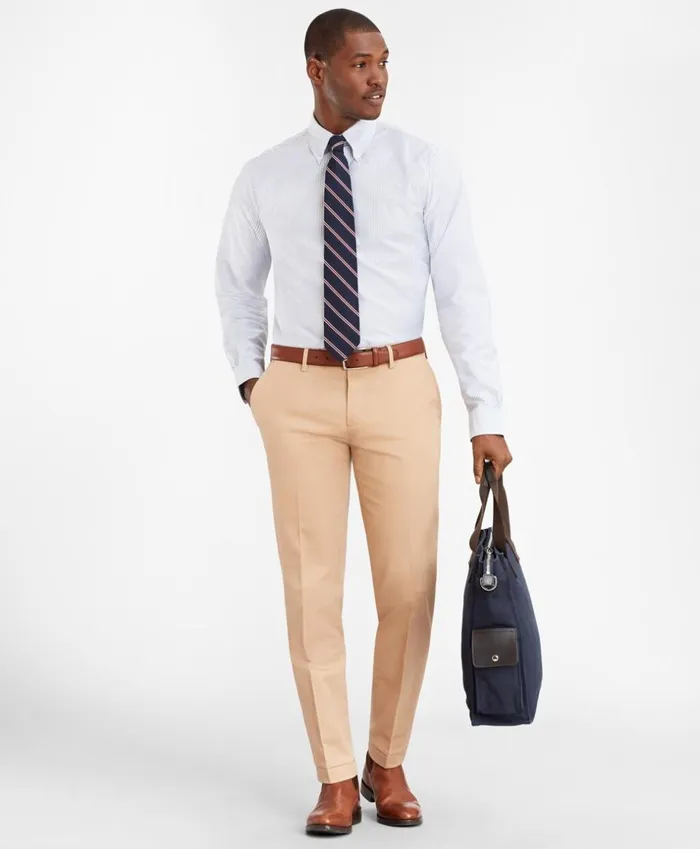 Brooks Brothers Casual Pants Soho Fit Stretch Advantage Chino Pants British Khaki 8211 Men Brooks Brothers Casual Pants Soho Fit Stretch Advantage Chino Pants British Khaki 8211 Men