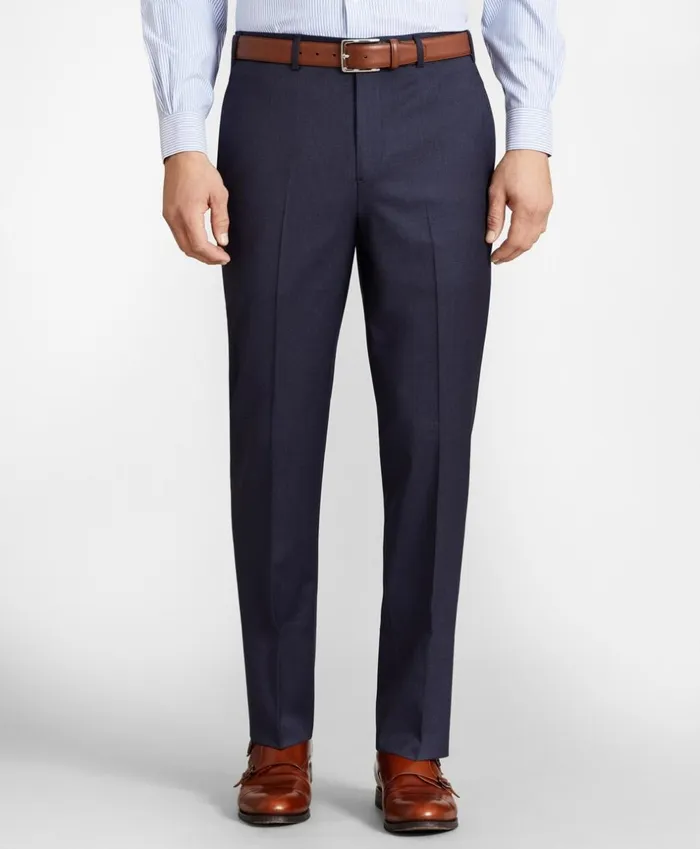 Brooks Brothers Dress Trousers BrooksFlex RegentFit Wool Trousers Blue 8211 Men Brooks Brothers Dress Trousers BrooksFlex RegentFit Wool Trousers Blue 8211 Men