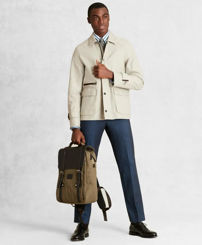 Brooks Brothers Dress Trousers Golden Fleece Linen Cotton Chino Trousers Navy 8211 Men Brooks Brothers Dress Trousers Golden Fleece Linen Cotton Chino Trousers Navy 8211 Men