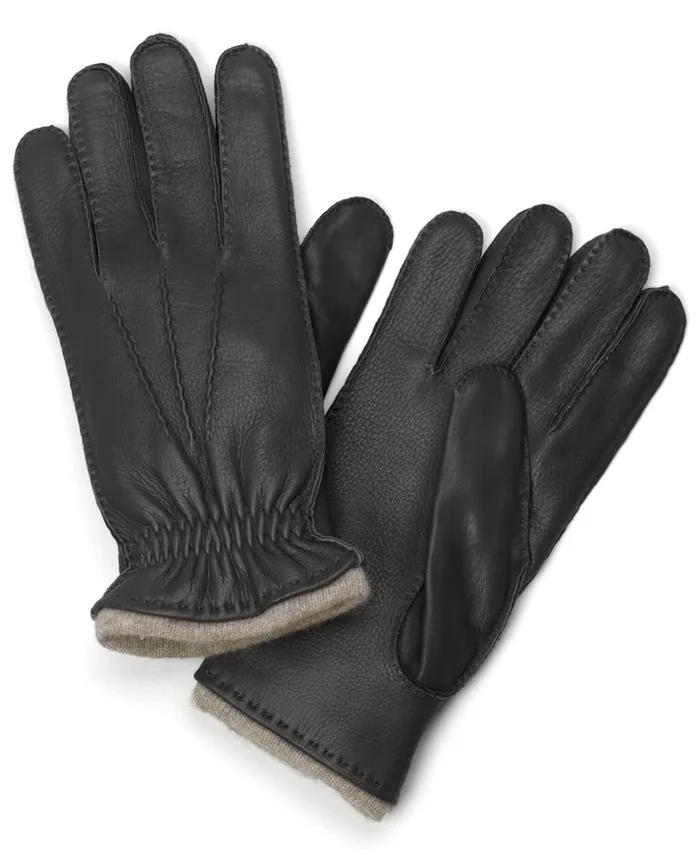 Brooks Brothers Hats Gloves and Scarves Deerskin Cashmere Lined Gloves Black 8211 Men Brooks Brothers Hats Gloves and Scarves Deerskin Cashmere Lined Gloves Black 8211 Men