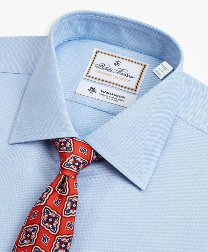 Brooks Brothers Luxury Shirts Luxury Collection Milano SlimFit Dress Shirt Franklin Spread Collar Dobby Light Blue 8211 Men Brooks Brothers Luxury Shirts Luxury Collection Milano SlimFit Dress Shirt Franklin Spread Collar Dobby Light Blue 8211 Men