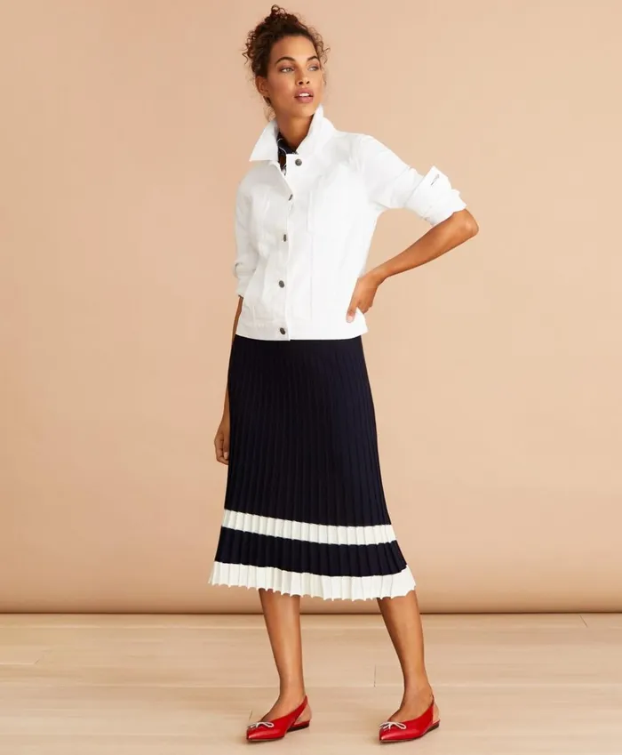 Brooks Brothers Pants Skirts and Shorts Pleated Sweater Midi Skirt Navy 8211 Women Brooks Brothers Pants Skirts and Shorts Pleated Sweater Midi Skirt Navy 8211 Women