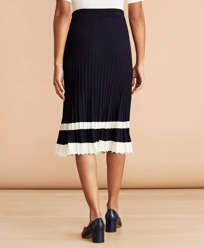Brooks Brothers Pants Skirts and Shorts Pleated Sweater Midi Skirt Navy 8211 Women Brooks Brothers Pants Skirts and Shorts Pleated Sweater Midi Skirt Navy 8211 Women