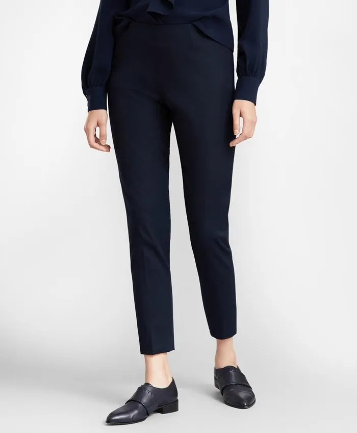 Brooks Brothers Pants Skirts and Shorts Stretch Cotton Ankle Pants Navy 8211 Women Brooks Brothers Pants Skirts and Shorts Stretch Cotton Ankle Pants Navy 8211 Women