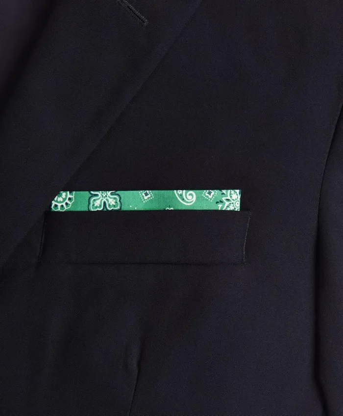 Brooks Brothers Pocket Squares and Handkerchiefs Paisley Cotton Pocket Square Green 8211 Men Brooks Brothers Pocket Squares and Handkerchiefs Paisley Cotton Pocket Square Green 8211 Men