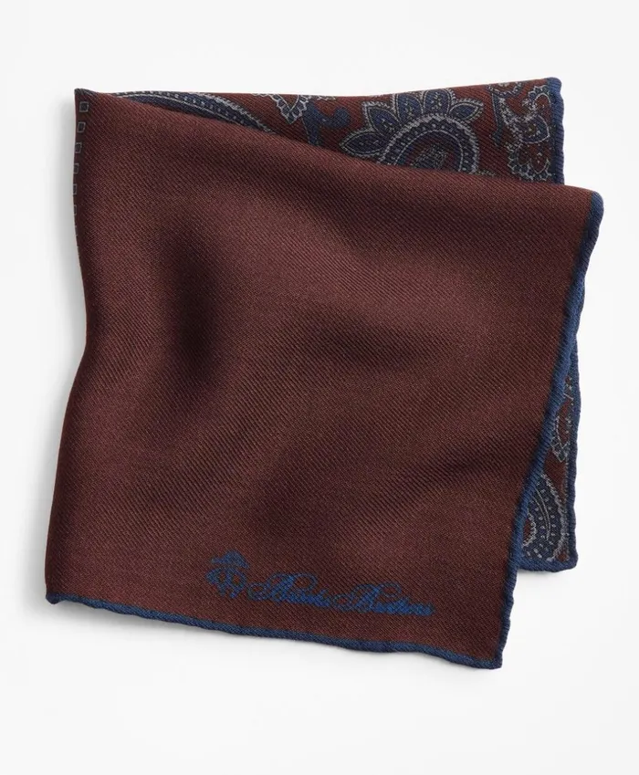 Brooks Brothers Pocket Squares and Handkerchiefs Patchwork Flannel Pocket Square Wine 8211 Men Brooks Brothers Pocket Squares and Handkerchiefs Patchwork Flannel Pocket Square Wine 8211 Men