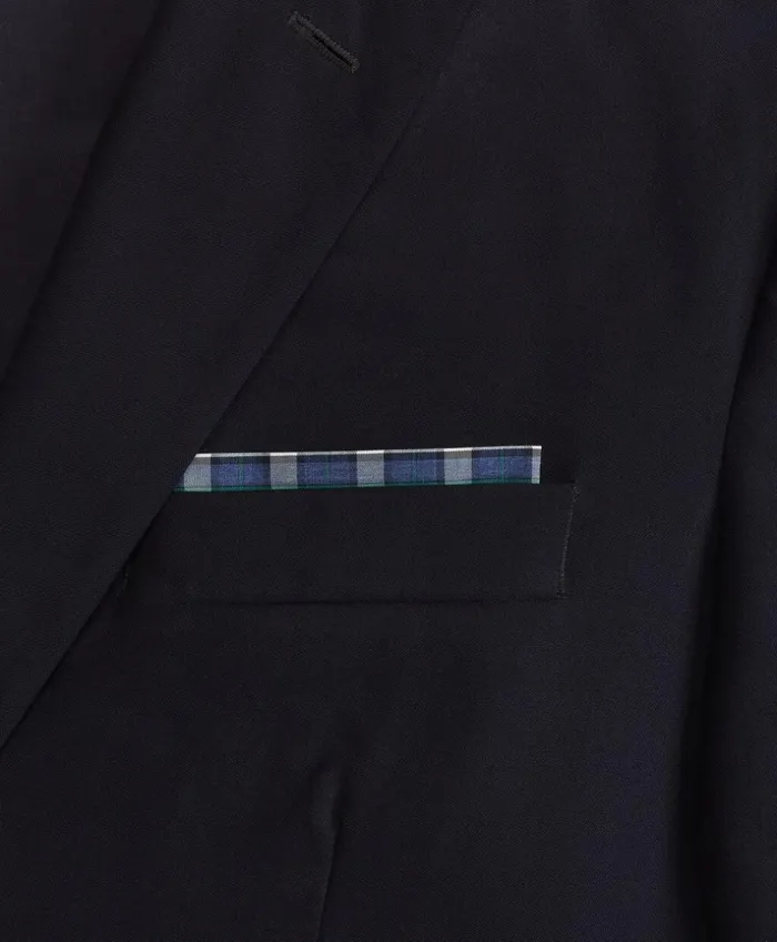 Brooks Brothers Pocket Squares and Handkerchiefs Supima Cotton Check Pocket Square Navy 8211 Men Brooks Brothers Pocket Squares and Handkerchiefs Supima Cotton Check Pocket Square Navy 8211 Men