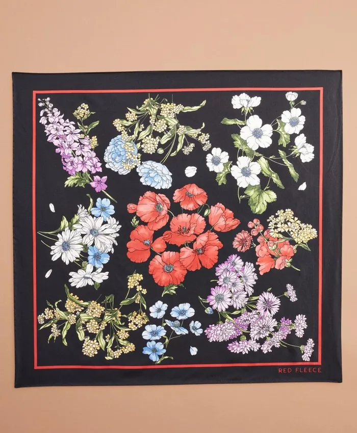 Brooks Brothers Scarves Hats and Gloves FloralPrint Silk Square Scarf Blackmulti 8211 Women Brooks Brothers Scarves Hats and Gloves FloralPrint Silk Square Scarf Blackmulti 8211 Women