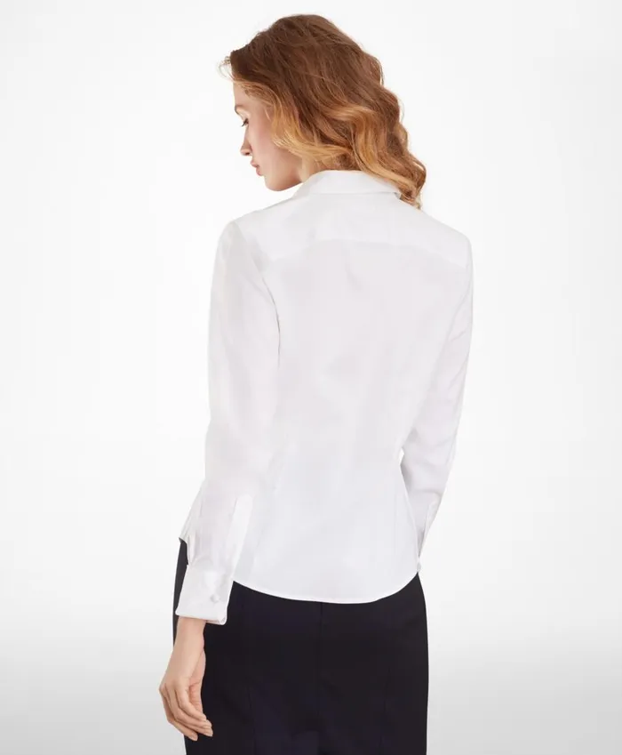 Brooks Brothers Shirts and Tops NonIron Fitted French Cuff Dress Shirt White 8211 Women Brooks Brothers Shirts and Tops NonIron Fitted French Cuff Dress Shirt White 8211 Women