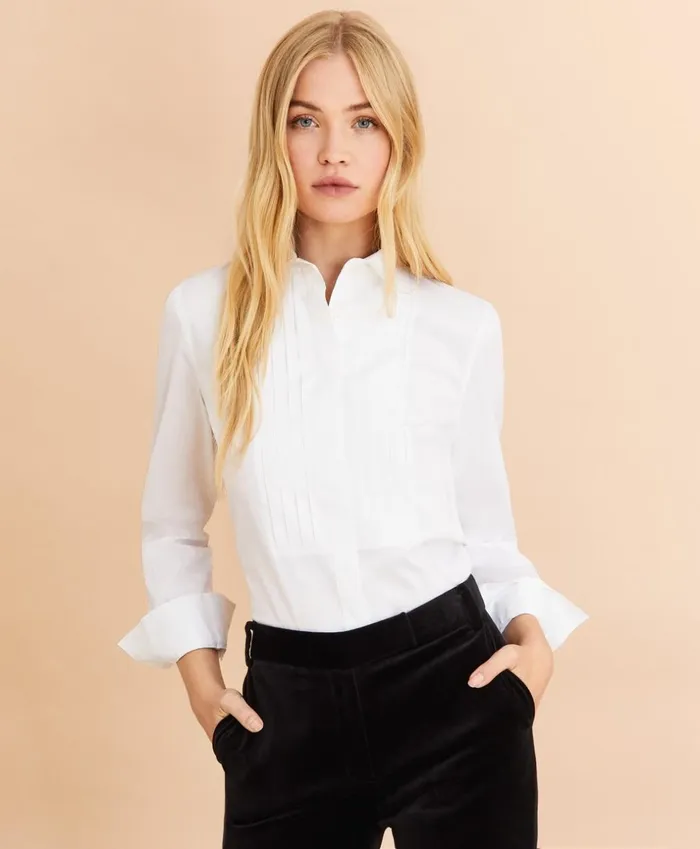 Brooks Brothers Shirts and Tops Tuxedo Shirt White 8211 Women Brooks Brothers Shirts and Tops Tuxedo Shirt White 8211 Women