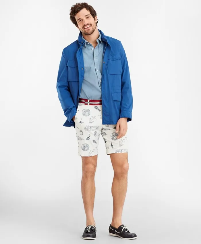 Brooks Brothers Shorts and Swimwear Nautical Print Shorts Oatmeal 8211 Men Brooks Brothers Shorts and Swimwear Nautical Print Shorts Oatmeal 8211 Men