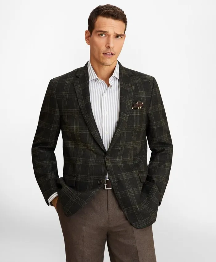 Brooks Brothers Sport Coats and Vests Regent Fit Green Plaid Sport Coat Green 8211 Men Brooks Brothers Sport Coats and Vests Regent Fit Green Plaid Sport Coat Green 8211 Men