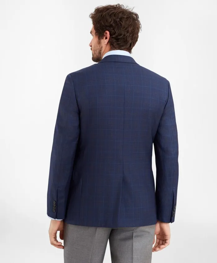 Brooks Brothers Sport Coats and Vests Regent Fit Navy Plaid Sport Coat Navy 8211 Men Brooks Brothers Sport Coats and Vests Regent Fit Navy Plaid Sport Coat Navy 8211 Men