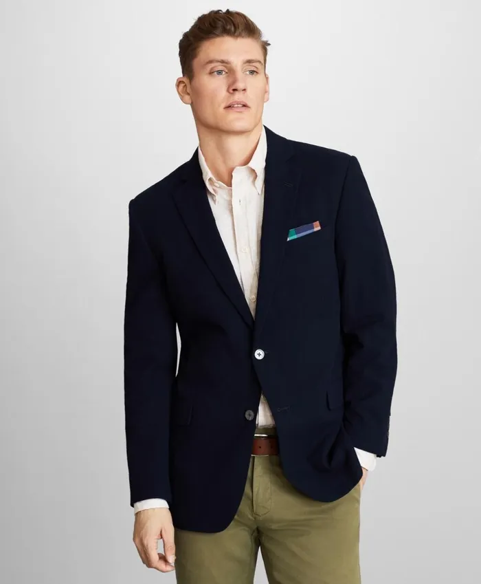 Brooks Brothers Sport Coats and Vests Regent Fit Seersucker Sport Coat Navy 8211 Men Brooks Brothers Sport Coats and Vests Regent Fit Seersucker Sport Coat Navy 8211 Men
