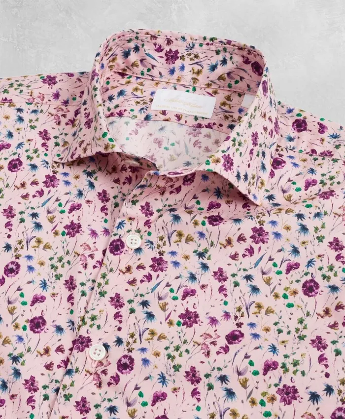 Brooks Brothers Sport Shirts Golden Fleece Regent Fit Pink Floral Sport Shirt Pink 8211 Men Brooks Brothers Sport Shirts Golden Fleece Regent Fit Pink Floral Sport Shirt Pink 8211 Men